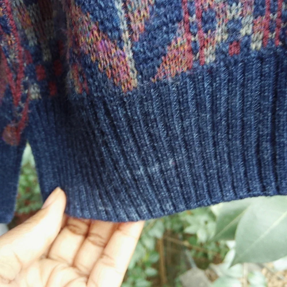 Vintage 80s Academia Preppy Retro Grandpa Pullover Crewneck Sweater - Picture 11 of 11